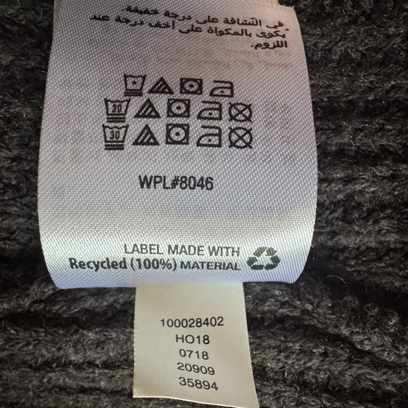 STYLE & CO gray oversized cardigan dolman shawl collar long knit duster size XL - Picture 11 of 12